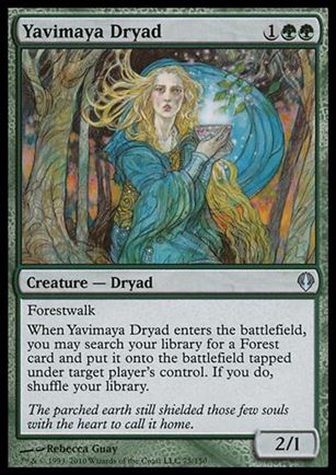Magic the Gathering: Archenemy (Base Set) card 75 Yavimaya Dryad