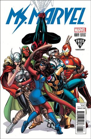 Ms. Marvel (2016) issue 1-G Unbagged Joyce Chin Fried Pie Cover