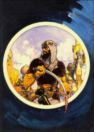 Michael Kaluta (Base Set) card 5 The Swords of Shahrazar