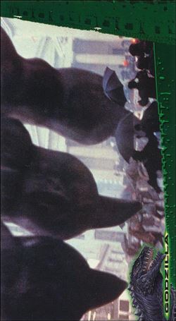Godzilla Supervue (Base Set) card 12 Stomping the City