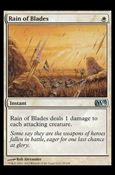 Magic the Gathering: 2013 Core Set (Base Set) card 28 Rain of Blades