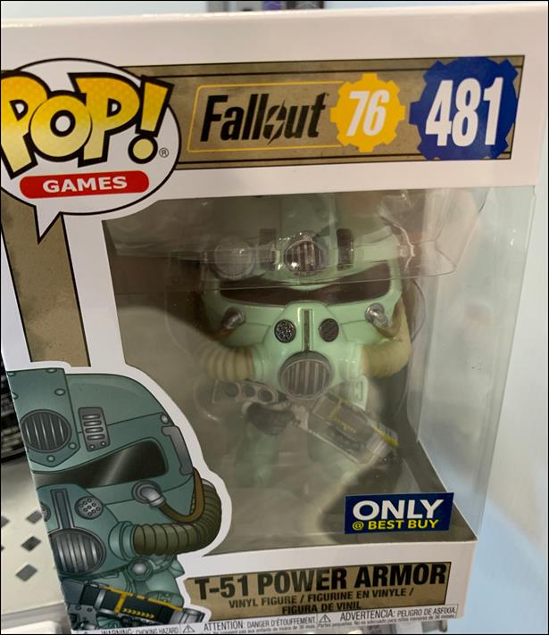 POP! Games figure 481 T-51 Power Armor