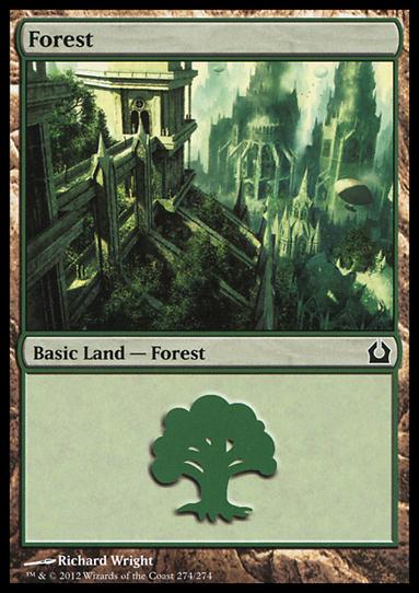 Magic the Gathering: Return to Ravnica (Base Set) card 274 Forest