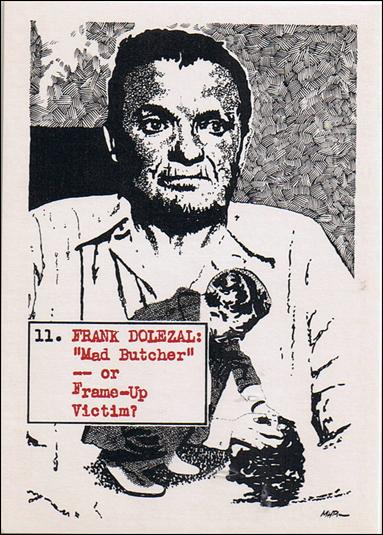 Bloody Visions (Base Set) card 11 Frank Dolezal: "Mad Butcher" - or Frame-up Victim?