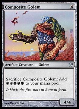 Magic the Gathering: Fifth Dawn (Base Set) card 111 Composite Golem