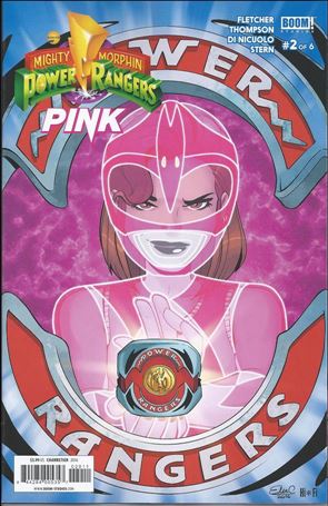 Mighty Morphin Power Rangers Pink issue 2 Elsa Charretier Cover