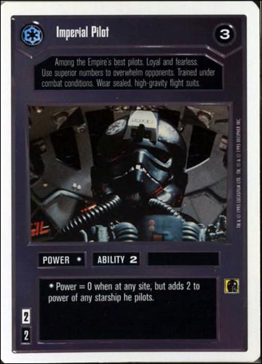 Star Wars: Premiere Unlimited (Base Set) card 33 Imperial Pilot
