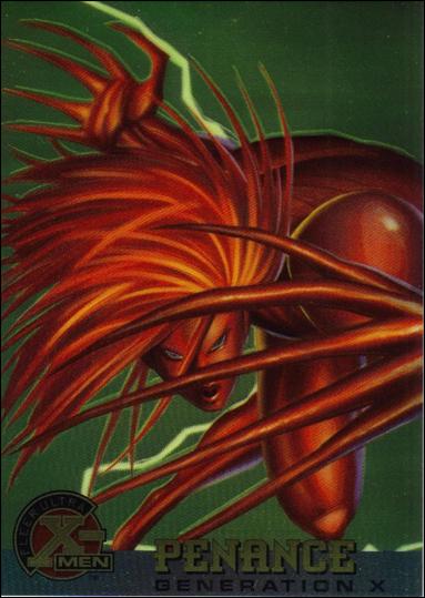 1996 Fleer Ultra X-Men All Chromium (Base Set) card 35 Penance