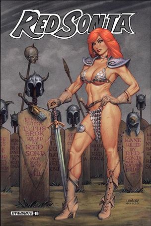 Red Sonja (2019) issue 16-B Joseph Michael Linsner Cover