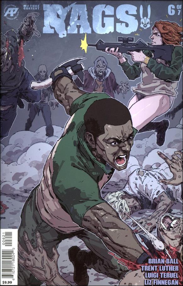 Rags issue 6-B Battle Buddies Cover