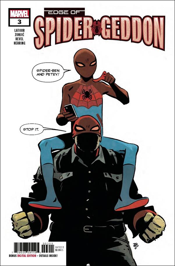 Edge of Spider-Geddon issue 3 Tonci Zonjic Cover