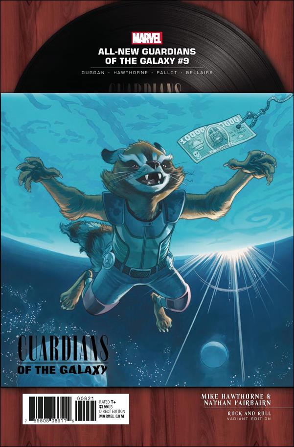 All-New Guardians of the Galaxy issue 9-C Mike Hawthorne 1:5 Rock and Roll Cover
