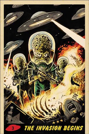 Mars Attacks (2018) issue 3-F Francesco Francavilla 1:10 Virgin Cover