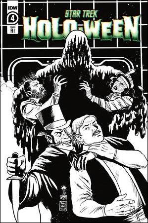 Star Trek: Holo-ween issue 4-C Francesco Francavilla 1:10 B&W Cover