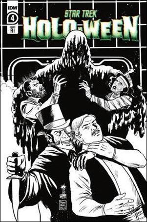 Star Trek: Holo-ween issue 4-C Francesco Francavilla 1:10 B&W Cover