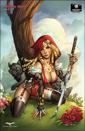 Grimm Fairy Tales Presents Code Red issue 4-D Michael Dooney WW Sacramento Cover 1/350