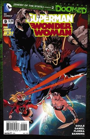 Superman/Wonder Woman issue 9 Tony Daniel Standard Cover