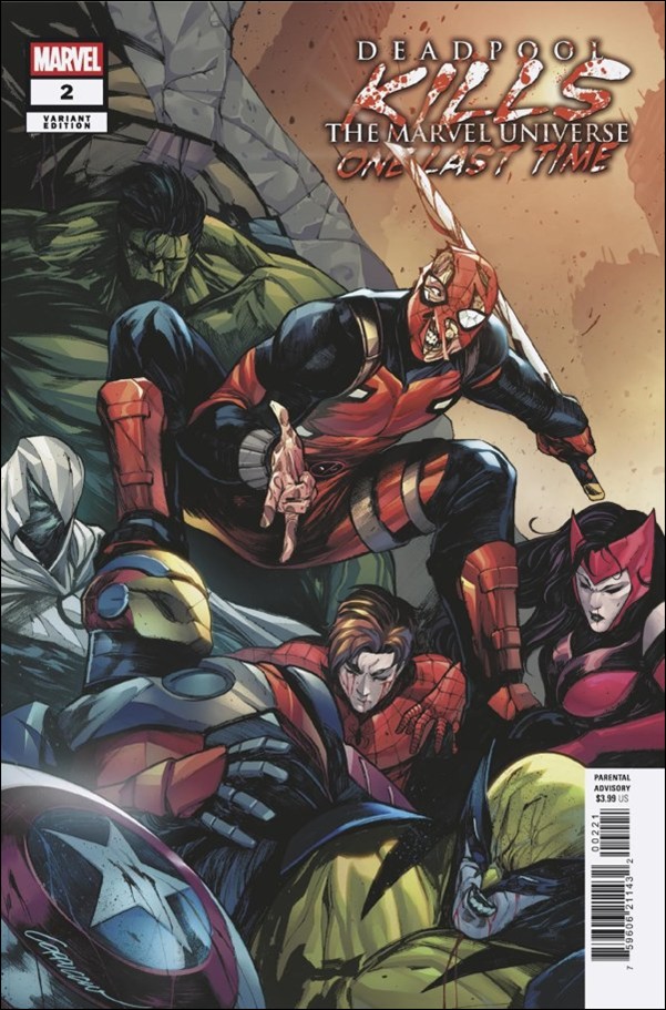 Deadpool Kills the Marvel Universe One Last Time issue 2-B Alessandro Cappuccio Cover