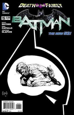 Batman (2011) issue 15-E Batman 1:100 Sketch Cover