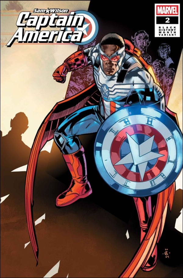 Sam Wilson: Captain America (2025) issue 2-B Chris Allen Black History Month Cover