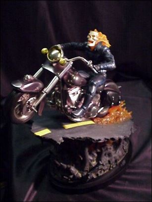 Marvel Statues (Bowen) item 38 Ghost Rider (Black Chrome) 1/1000