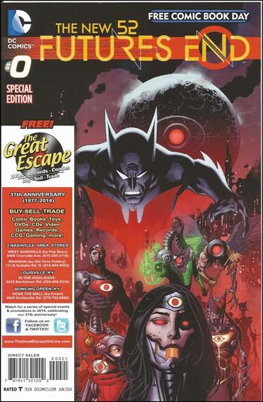 New 52: Futures End  issue 0-G The Great Escape Cover