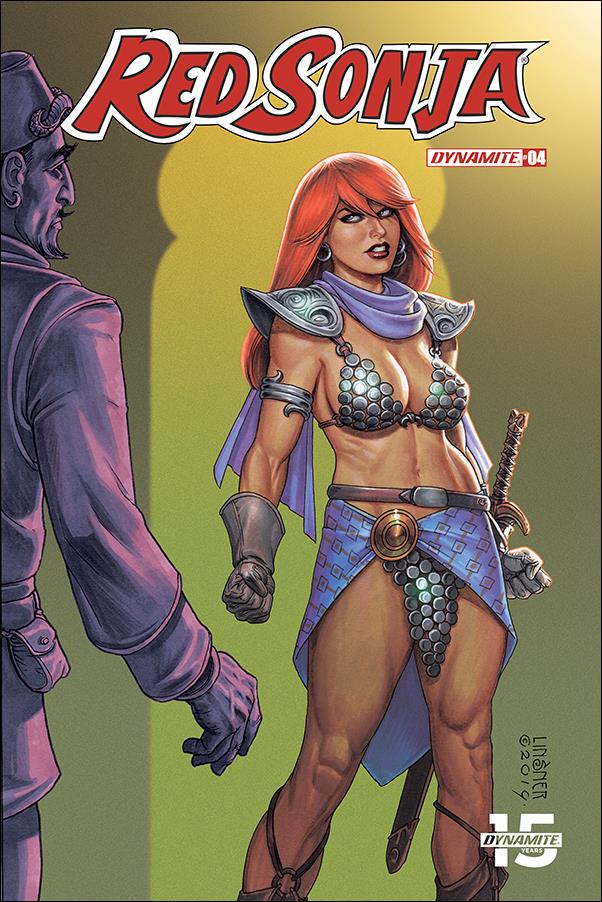 Red Sonja (2019) issue 4-B Joseph Michael Linsner Cover