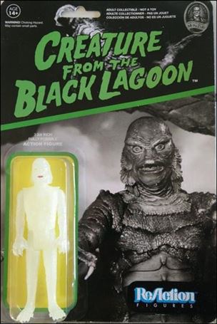 ReAction: Universal Monsters (2014) figure 1-B Creature from the Black Lagoon (Glow in the Dark)