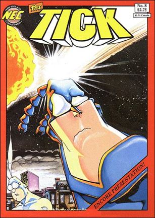 Tick (1988) issue 8-D Red Border Cover (3rd Printing)