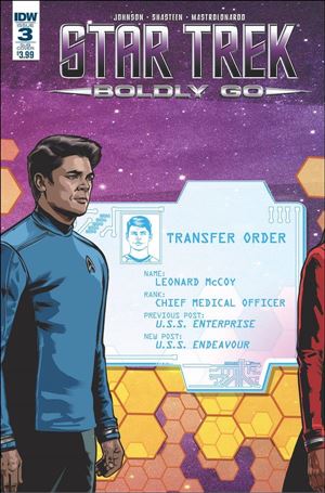Star Trek: Boldly Go issue 3-B Tony Shasteen Subscription Cover