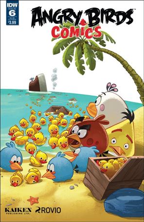 Angry Birds Comics (2016) issue 6-B Paco Rodriques Subscription Wraparound Cover