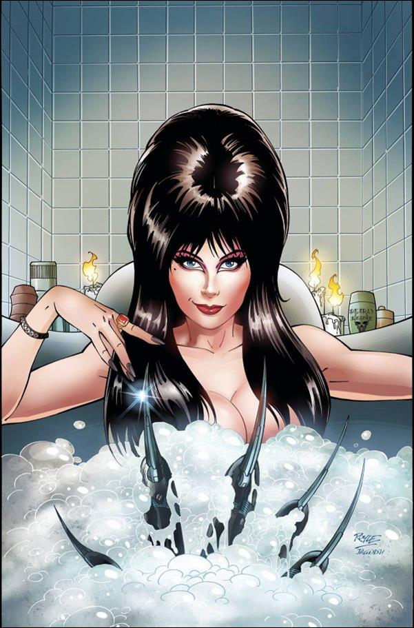 Elvira in Horrorland issue 4-J John Royle Virgin Cover