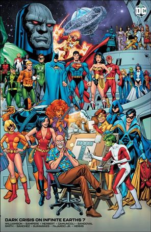 Dark Crisis issue 7-F George Perez Tribute Cardstock Cover