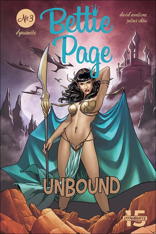 Bettie Page: Unbound issue 3-D Julius Ohta Cover