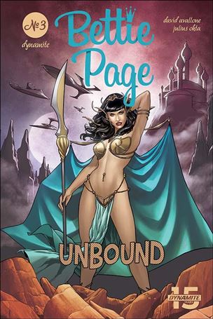Bettie Page: Unbound issue 3-D Julius Ohta Cover