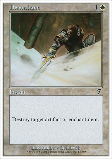 Magic the Gathering: 7th Edition (Base Set) card 13 Disenchant