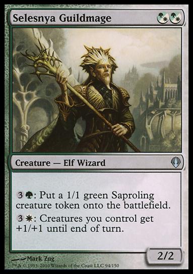 Magic the Gathering: Archenemy (Base Set) card 94 Selesnya Guildmage
