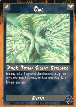 Rage Limited (Base Set) card 190 Owl 