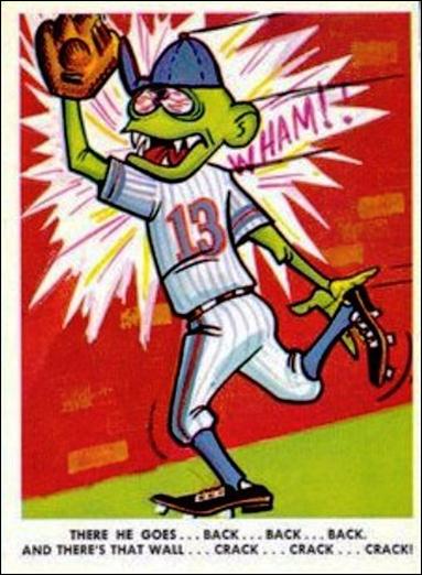 Baseball Weird-Ohs (Base Set) card 23 Bones Back Back
