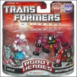 Transformers: Robot Heroes figure 23 Arcee & Decepticon Rumble
