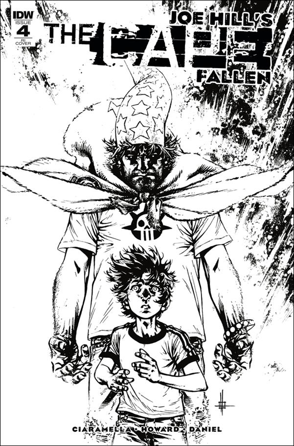 Cape: Fallen issue 4-C Zach Howard 1:10 Black & White Cover