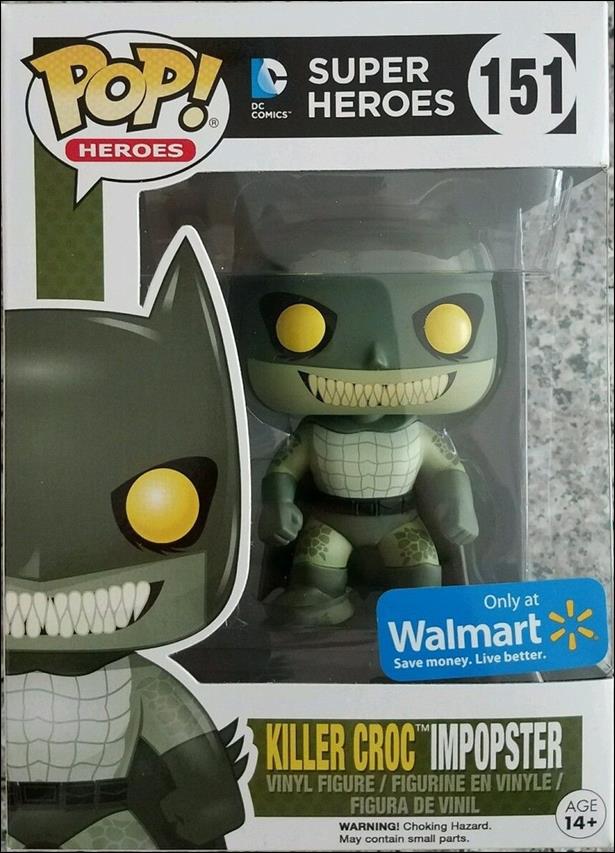 POP! Heroes figure 151 Killer Croc Imposter Walmart Exclusive
