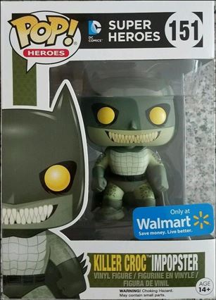 POP! Heroes figure 151 Killer Croc Imposter Walmart Exclusive