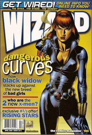 Wizard: The Comics Magazine issue 103-B J.G. Jones Black Widow Cover
