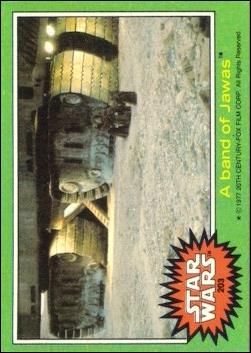 Star Wars: Series 4 (Base Set) card 203 A band of Jawas