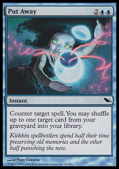 Magic the Gathering: Shadowmoor (Base Set) card 48 Put Away