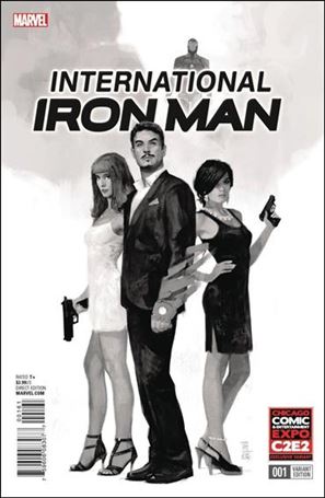 International Iron Man issue 1-F Alex Maleev C2E2 Cover