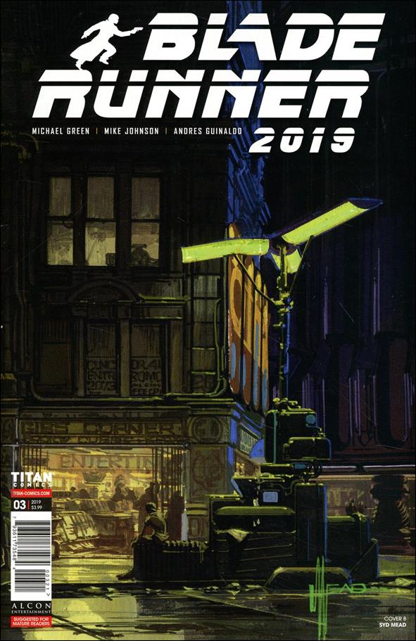 Blade Runner 2019 issue 3-B Syd Mead Cover