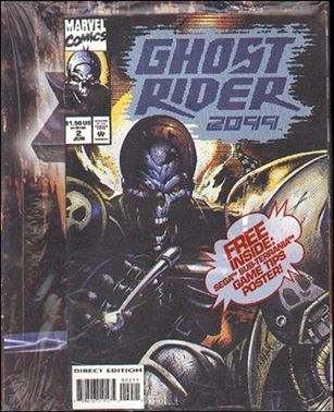 Ghost Rider 2099 (1994) issue 2-B Polybagged w/ Sega Sub-Terrania poster