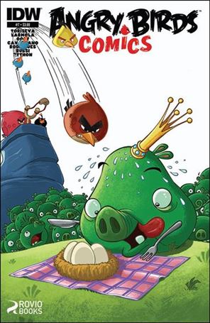 Angry Birds Comics (2014) issue 7 Paco Rodriguez Wraparound Cover
